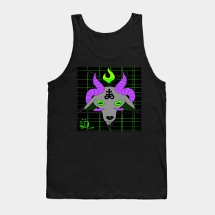 Cyber Goth SataniGoat Tank Top